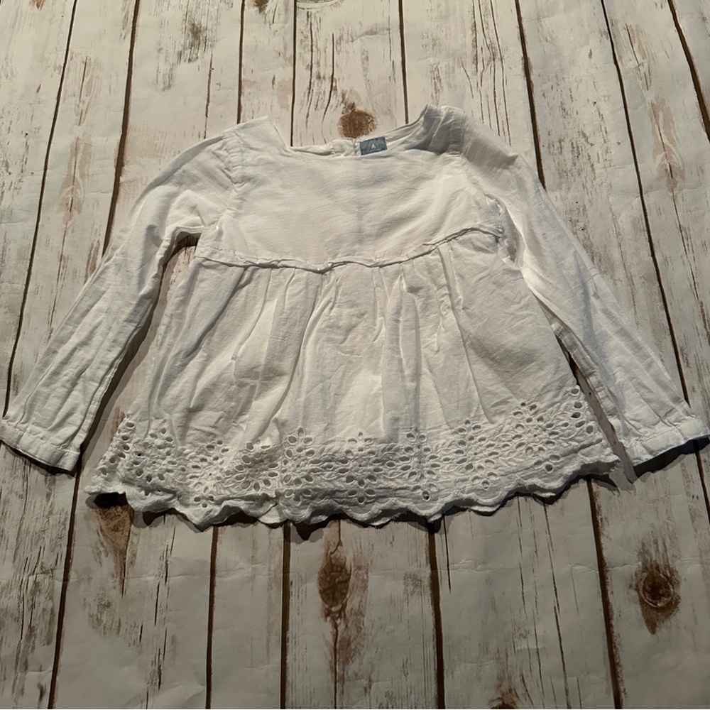 Gap white blouse vguc 3y